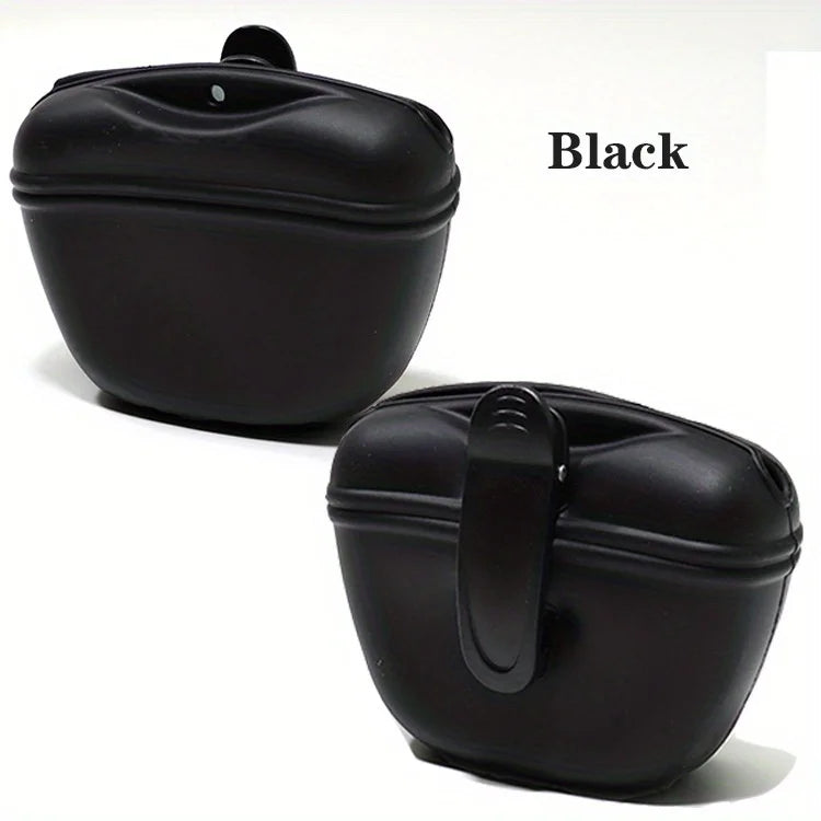 Pet Supplies Silicone Dog Food Bag Outdoor Training Dog Training Waist Bag Waterproof Dog Snack Training Bag