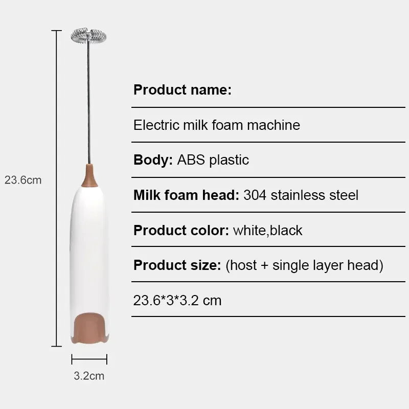 Portable Electric Milk Frother Drink