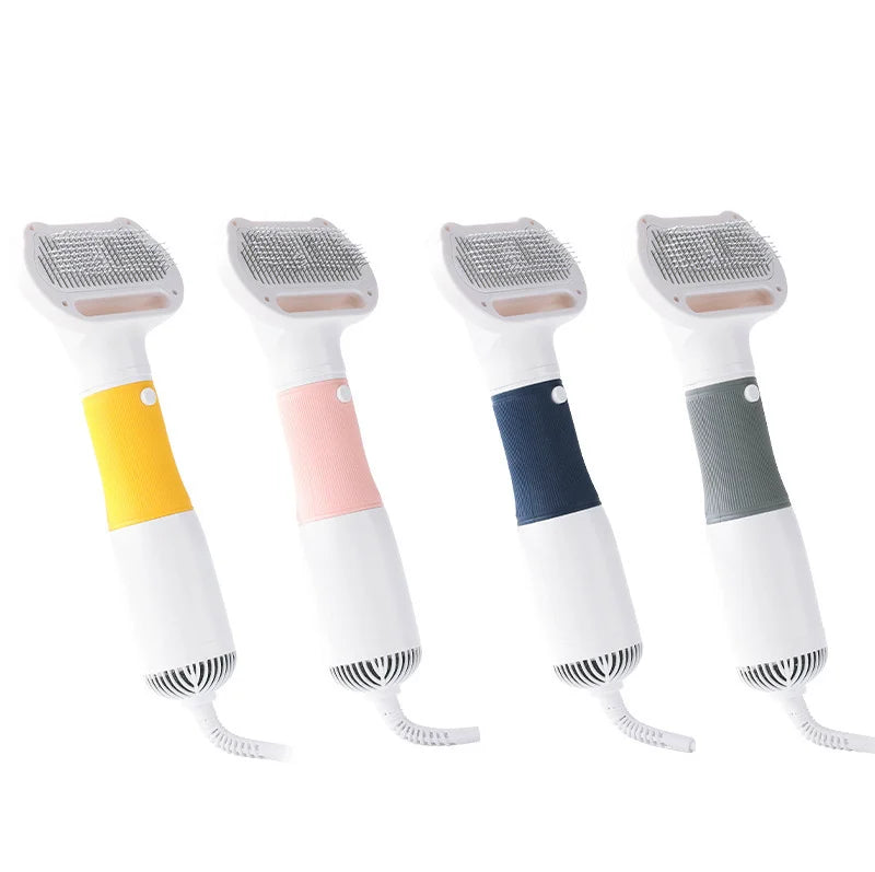 Quiet Pet Grooming Dryer With Comb Brush For Grooming Dogs Cats And Kittens-Fast Drying And Gentle On Fur
