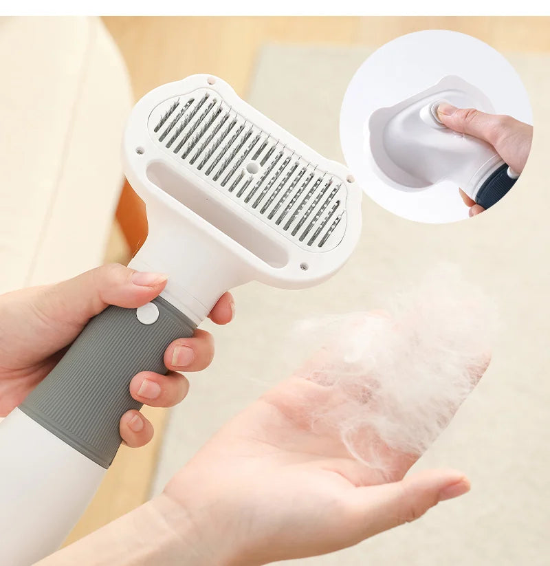 Quiet Pet Grooming Dryer With Comb Brush For Grooming Dogs Cats And Kittens-Fast Drying And Gentle On Fur