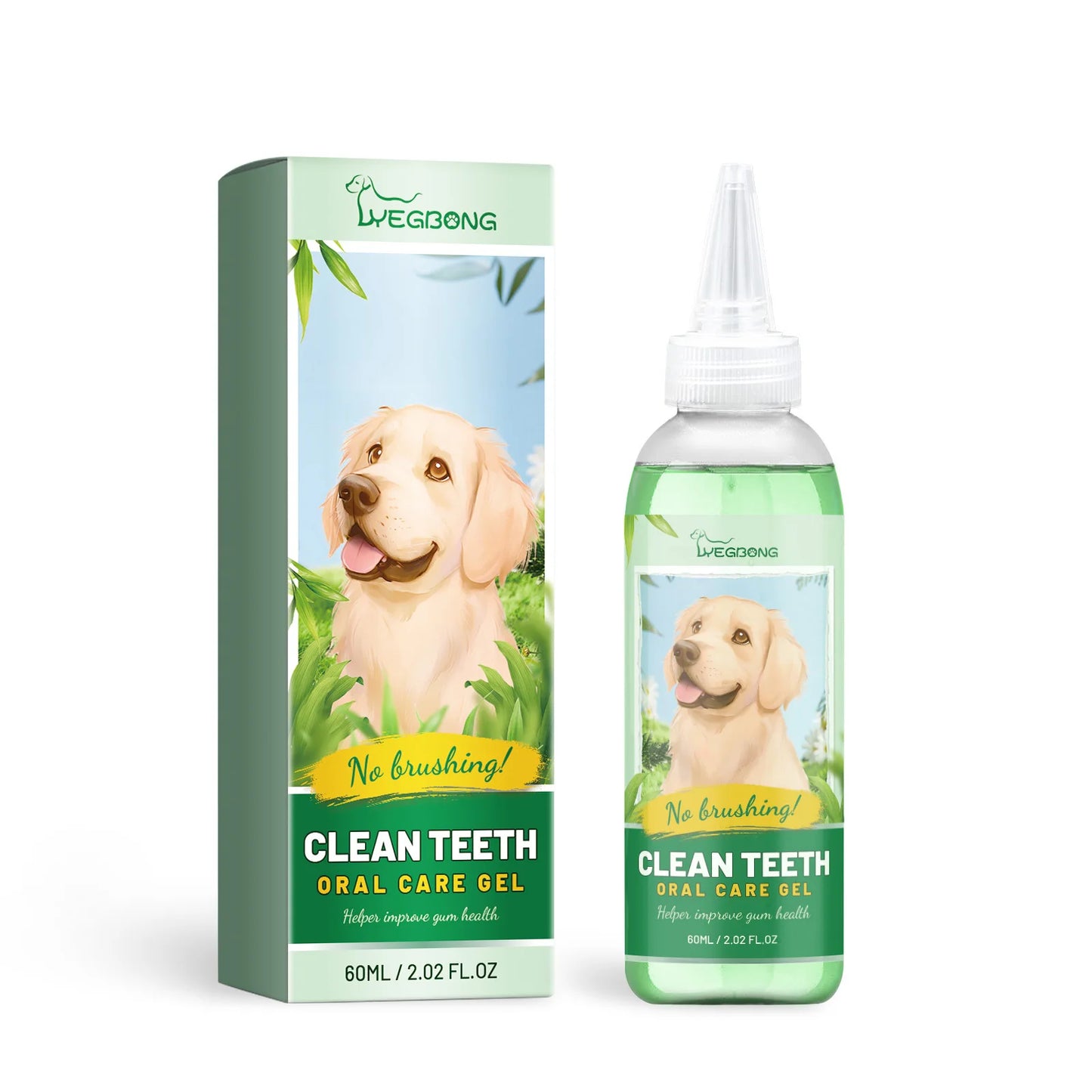 Pet Oral Cleaning Gel Bad Breath Tartar Eliminator Plaque Removal Oral Tooth Stain Deodorant Whiten Teeth Cat Teeth Repair Gel