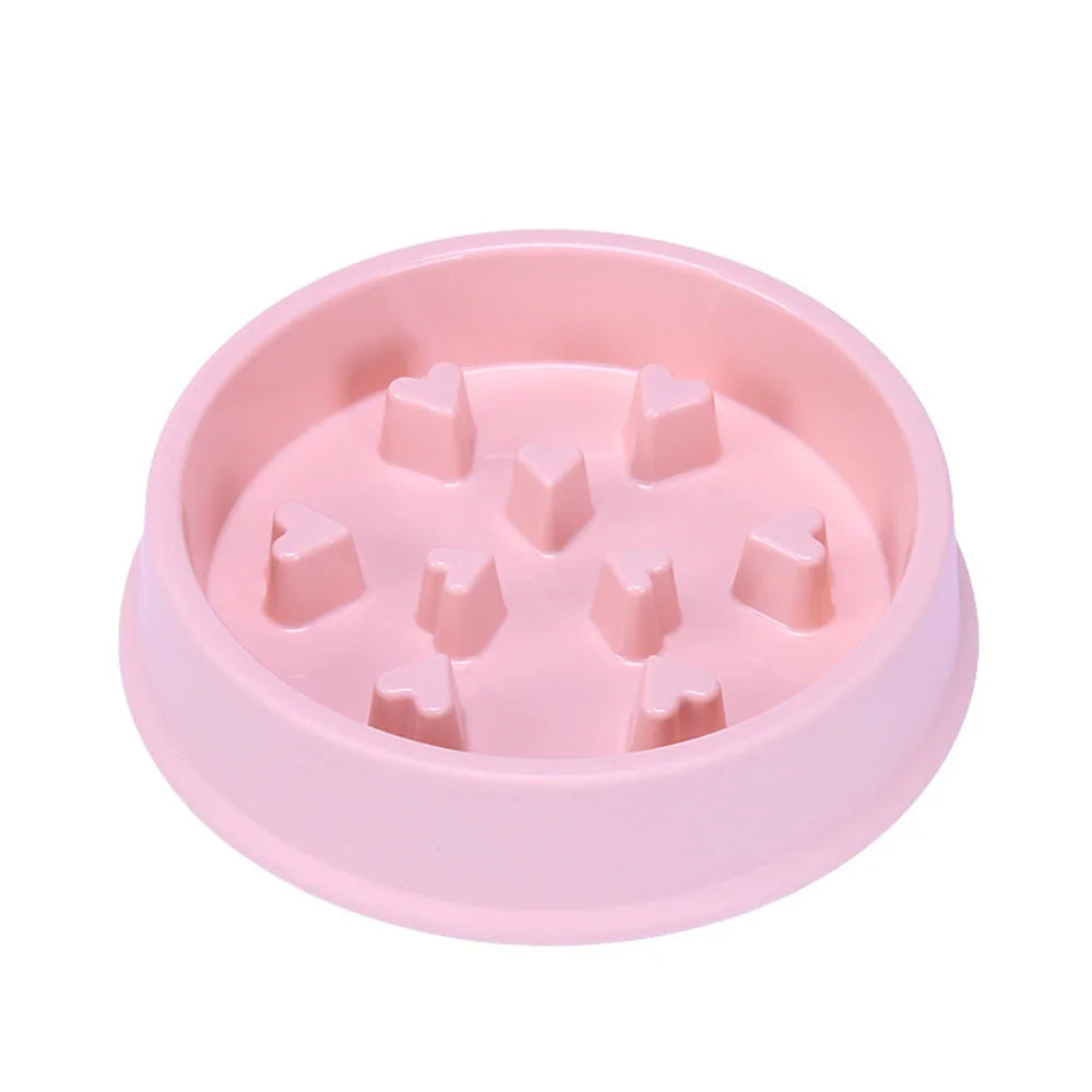Pet Slow Food Bowl Small Dog Choke-proof Bowl Non-slip Slow Food Feeder Dog Rice Bowl Pet Supplies Available for Cats and Dogs