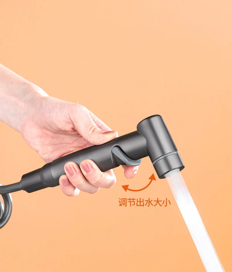 Double Outlet angle valve wall-mounted double outlet bidet toilet accessories Hygienic shower toilet bidet sprayer shower head