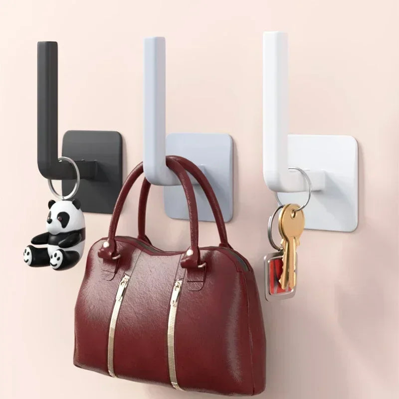 1PC Cap Holder Hat Rack for Baseball Caps Adhesive Hat Hooks Wall Cap Hanger Kitchen Storage Rack Organizer Door Closet Hook
