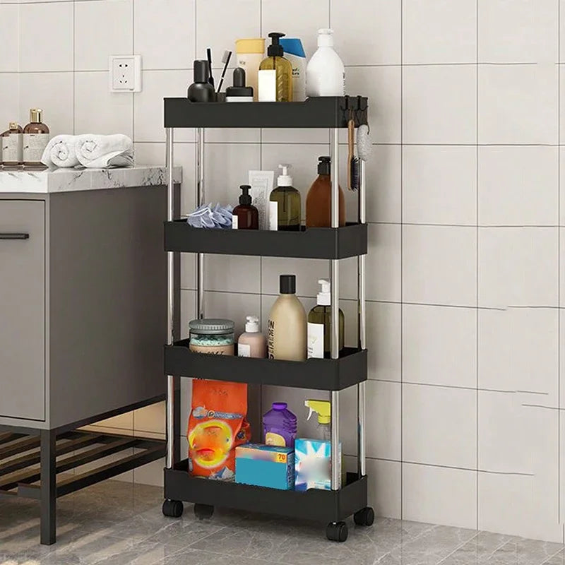 3/4 Tier Rolling Storage Cart