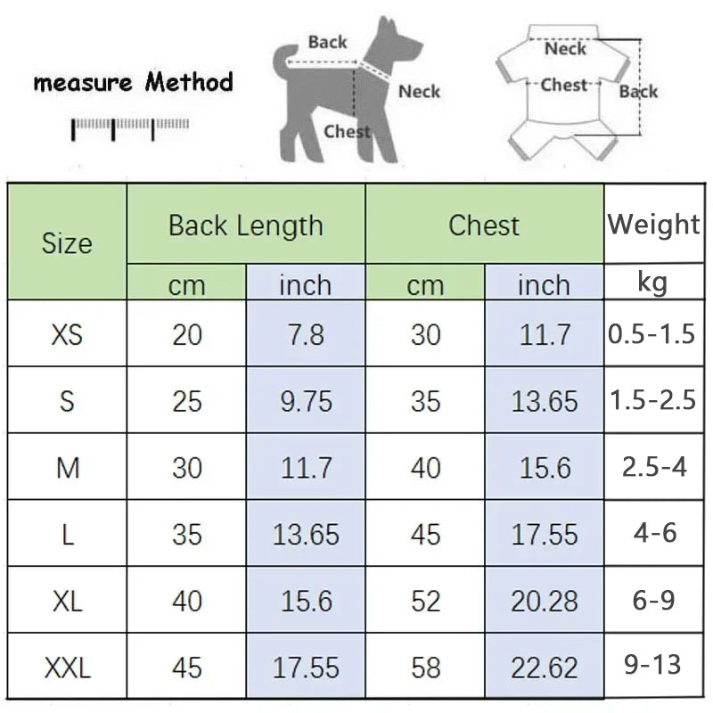 Warm Fleece Pet Overalls for Small Dogs Cats Jumpsuit Puppy Clothes French Bulldog Chihuahua Pajamas Poodle Outfits Pet Clothes