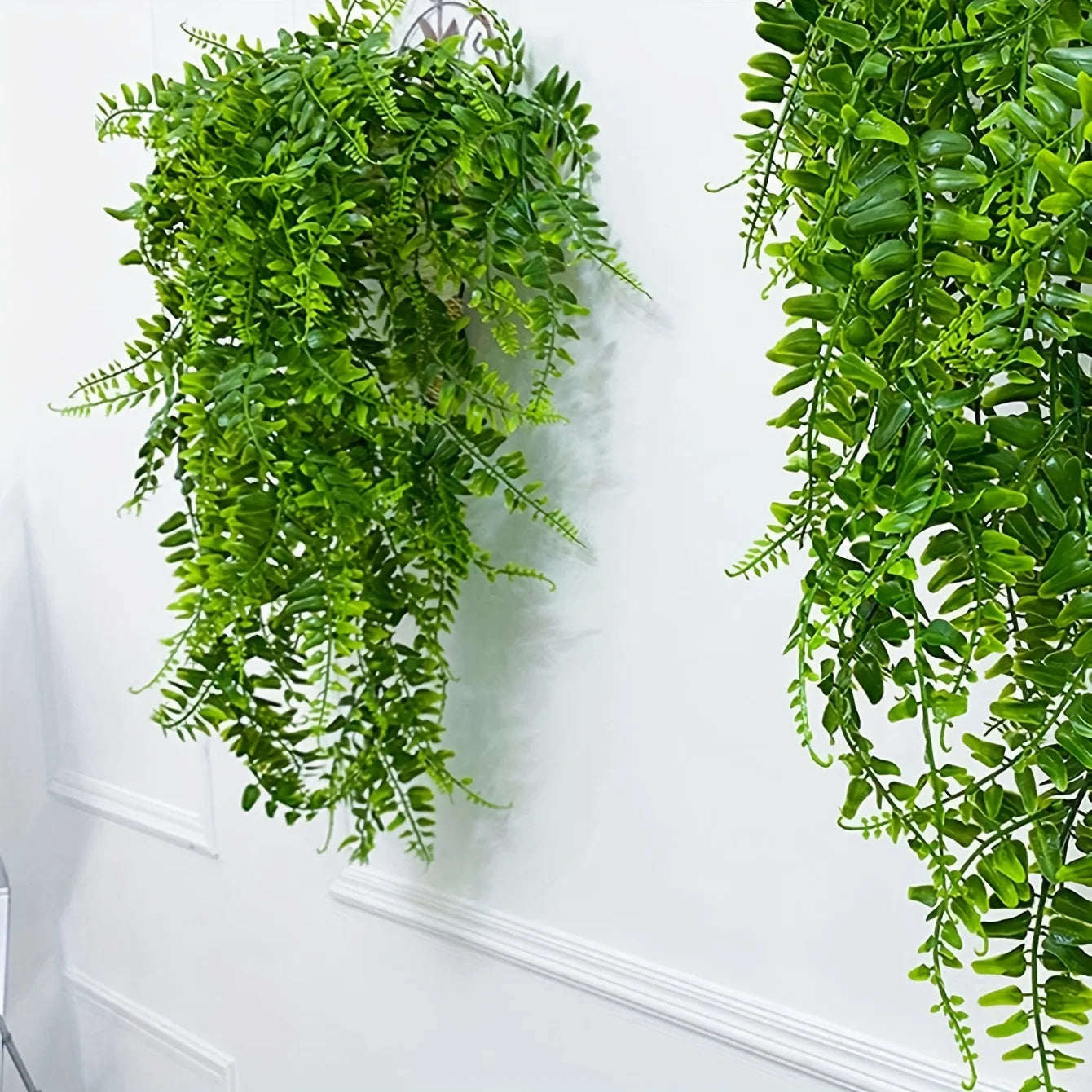 1pc/2pcs 90cm/35.43inch Simulated Wall Hanging Persian Grass Vine Artificial Hanging Fern Plant Vine Hanging Green Plant