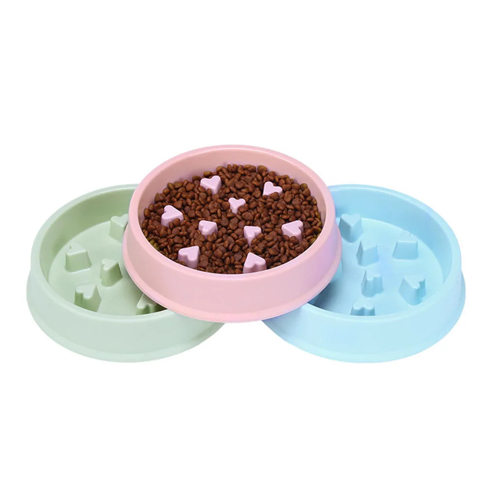 Pet Slow Food Bowl Small Dog Choke-proof Bowl Non-slip Slow Food Feeder Dog Rice Bowl Pet Supplies Available for Cats and Dogs