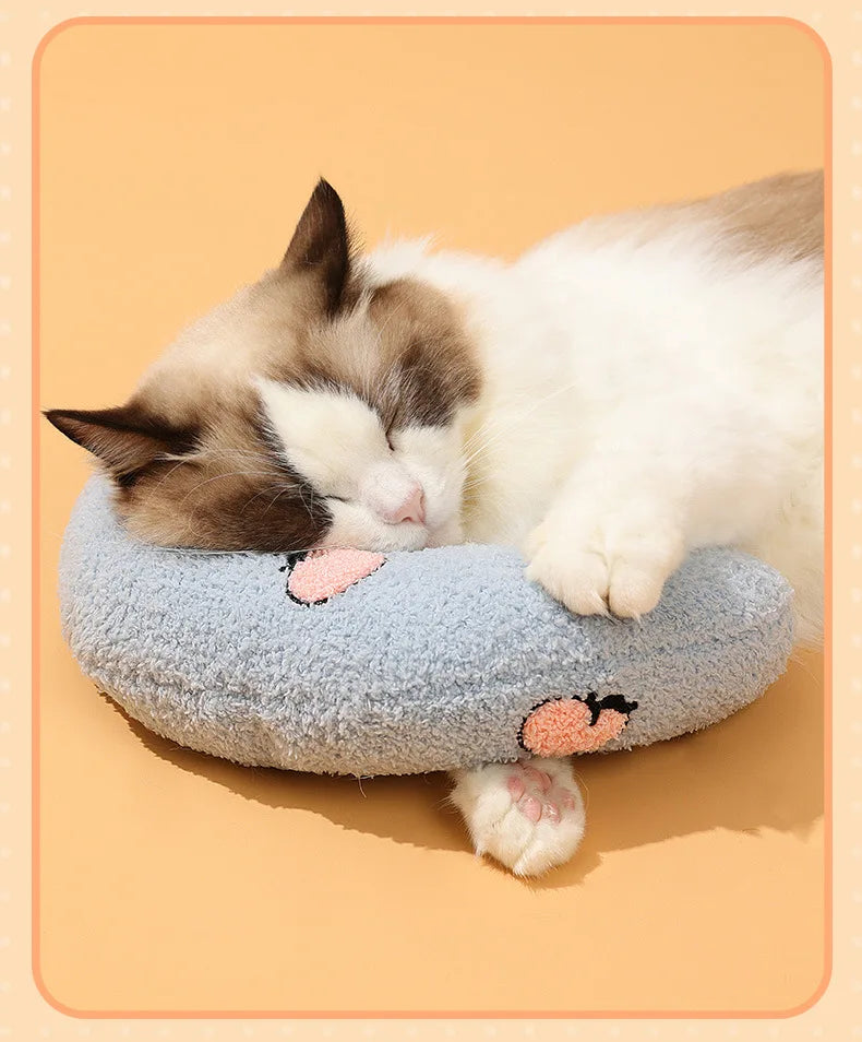 Cat and Dog Sleeping Pillows Puppy Kitten Special U Shape Fashion Pet Pillow Teddy Bear Pomeranian Small Dogs Mat Sofa Supplies