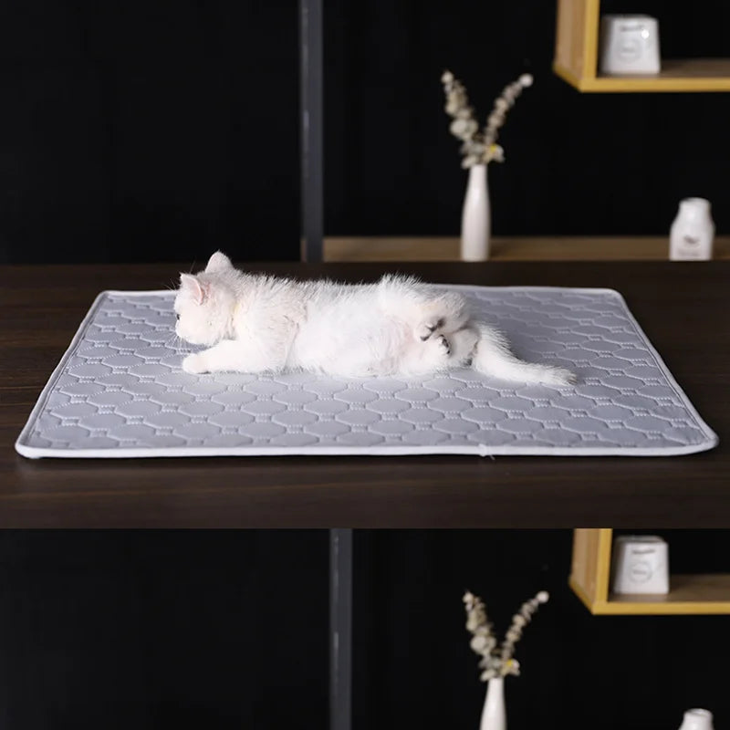 Dog Cooling Mat Summer Pet Cold Bed Extra Large For Small Big Dogs Pet Accessories Cat Durable Blanket Sofa Cat Ice Pad Blanket