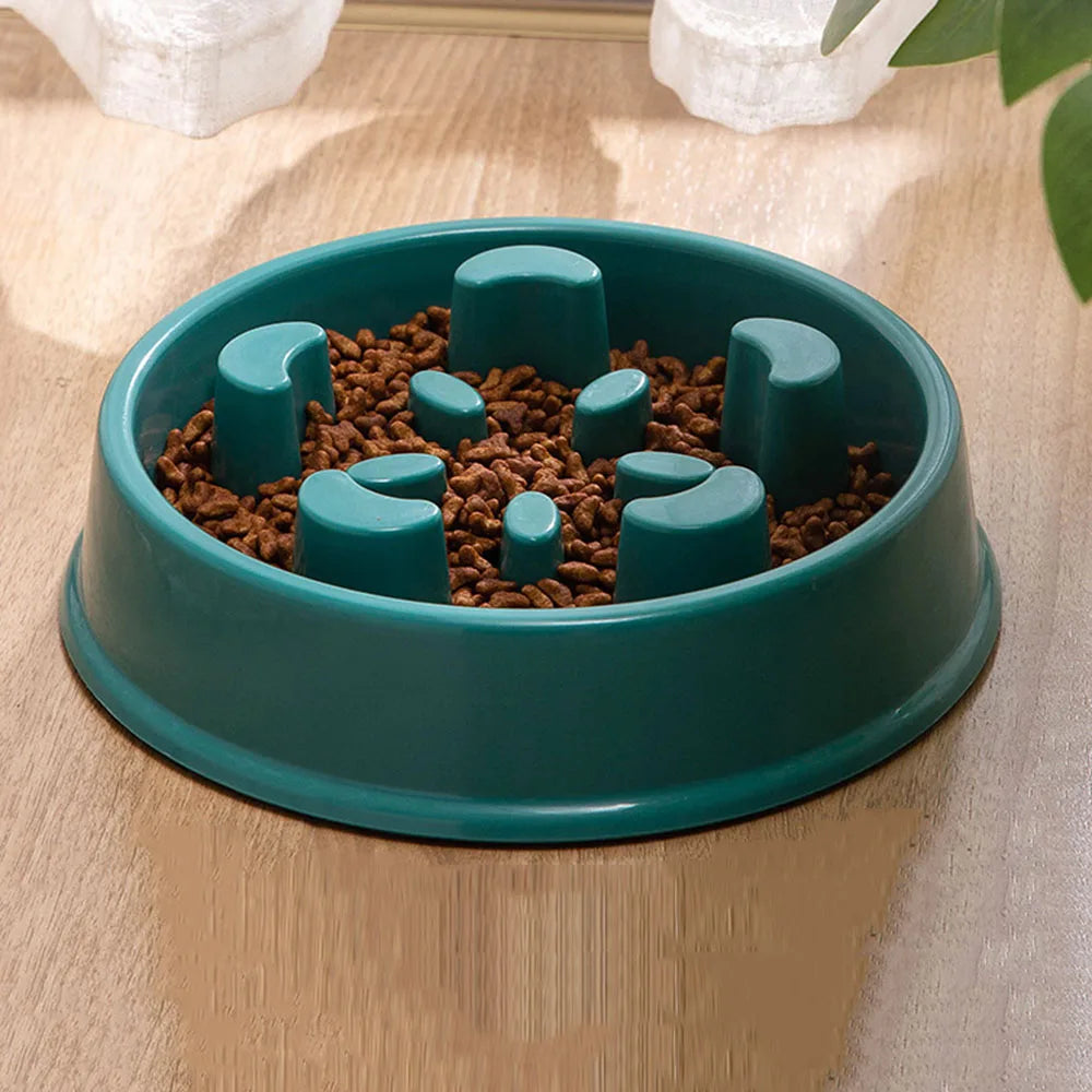 Pet Slow Food Bowl Small Dog Choke-proof Bowl Non-slip Slow Food Feeder Dog Rice Bowl Pet Supplies Available for Cats and Dogs