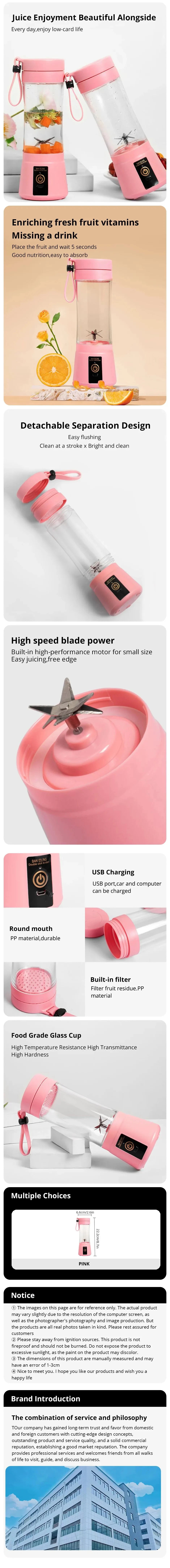 Portable Fruit Juice Blender