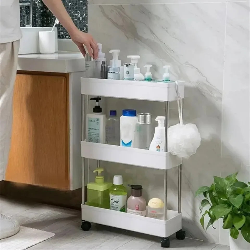 3/4 Tier Rolling Storage Cart