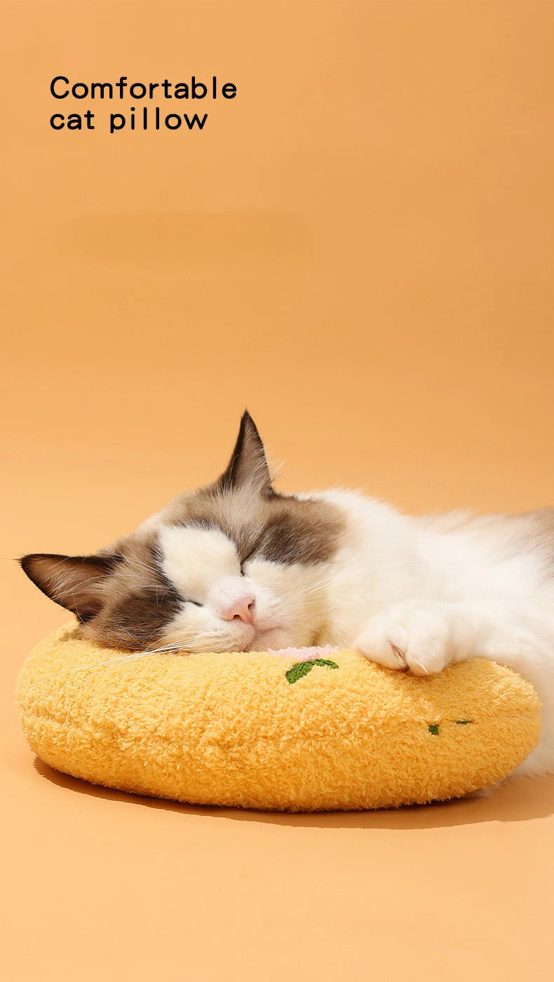 Cat and Dog Sleeping Pillows Puppy Kitten Special U Shape Fashion Pet Pillow Teddy Bear Pomeranian Small Dogs Mat Sofa Supplies
