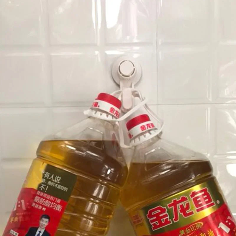 Wall-mounted Liquid Soap Dispenser 8.5*9*15cm Hand Back Press Type Liquid Foam Machine Suction Cup Bathroom Liquid Soap Box