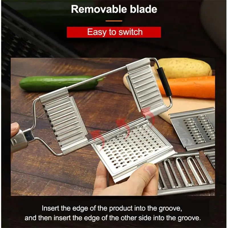 4 in1 Vegetable Slicer Stainless Steel