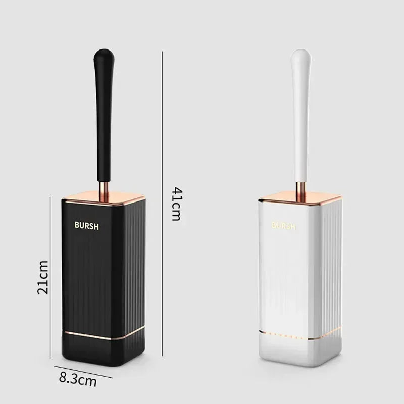 TPR Silicone Toilet Brush Home No Dead Corner Cleaning Brush WC Cleaning Tool Wall-mount Toilet Brush Bathroom Accessories