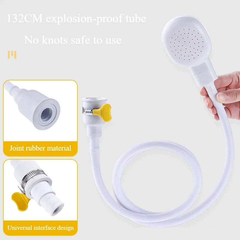 Pet Shower Multifunctional Simple Plug-in PetCleaning and Grooming ToolCat and Dog Bath Quick-Connect Nozzle Cleaning Supplies