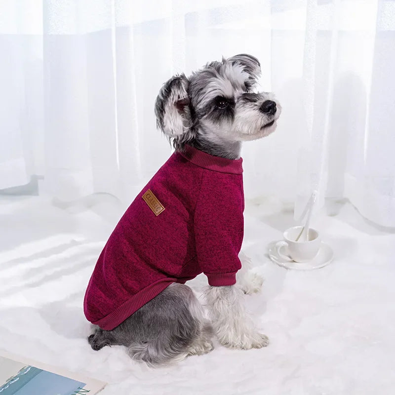 Dog Sweaters for Small Medium Dogs Cats Clothes Winter Warm Pet Turtleneck Chihuahua Vest Soft Yorkie Coat Teddy Jacket Sweaters
