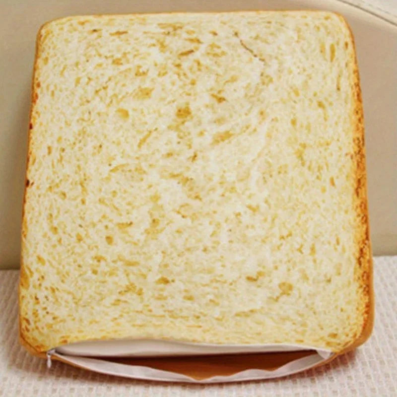 1Pcs Cat Pet Mat Simulation Sliced Bread Pillow Cushion Pet Plush Toy Toast Plush Pillow