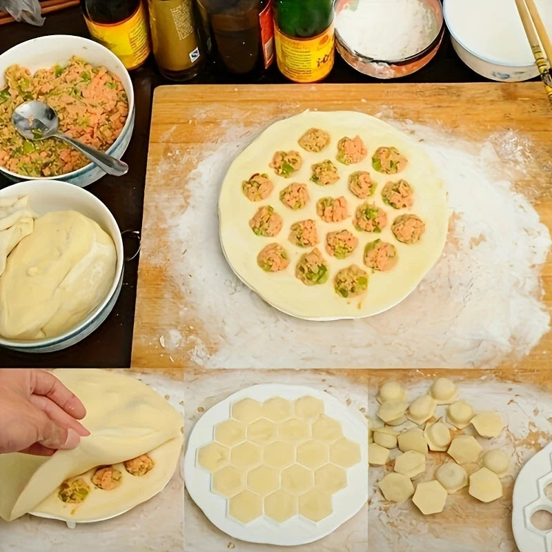 1pc- Simple Chinese Dumplings Mould, Kitchen Dough Press, Ravioli Making Mold, Pastry Tool Gadgets