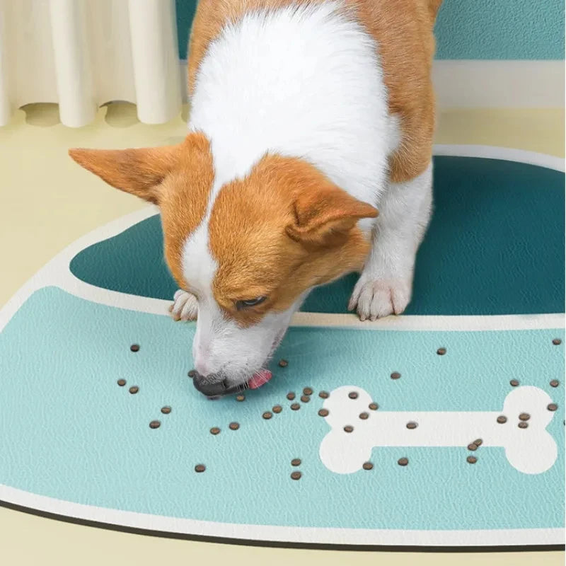 High quality pet cat and dog feeding diatom mud mats feeding splash-proof mats absorbent quick-drying household carpet mats