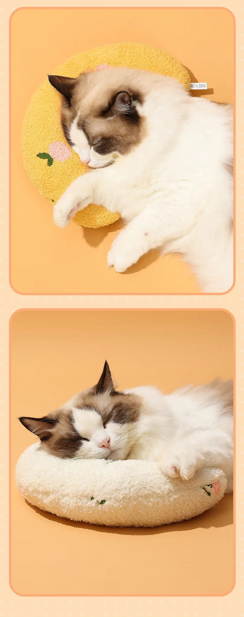 Cat and Dog Sleeping Pillows Puppy Kitten Special U Shape Fashion Pet Pillow Teddy Bear Pomeranian Small Dogs Mat Sofa Supplies
