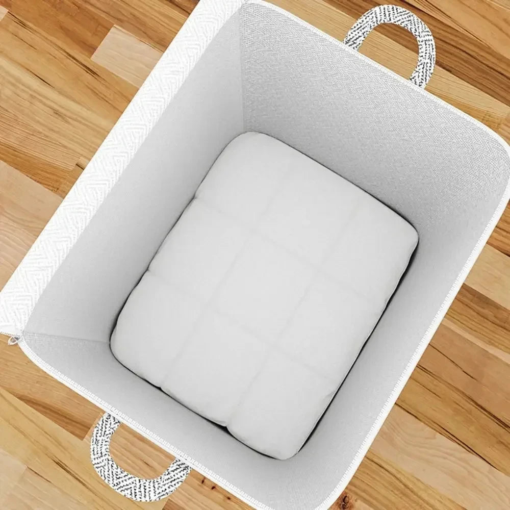 Quilt Storage Bag Large Capacity Duvet Blanket Foldable Sorting Bags Waterproof Dustproof Clothes Organizer Household Moving Bag