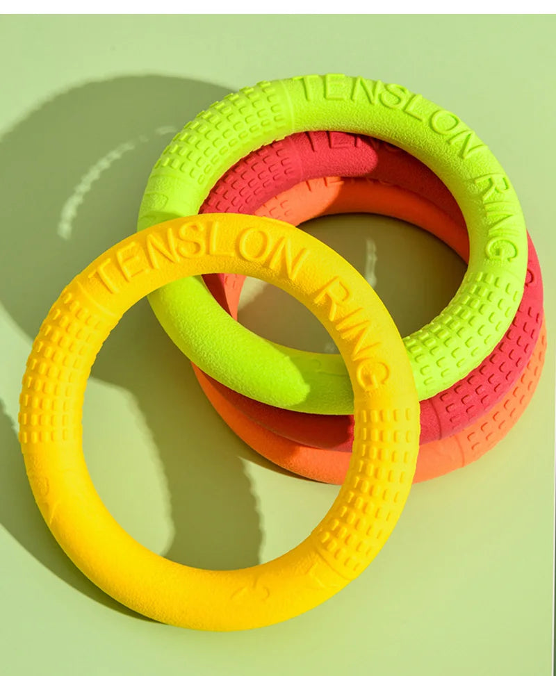 TPR Pet Dog Toys Interactive Pet Toys for Small Large Dogs Funny Puppy Flying Disk Toy Bite-resistant Dog Training Toys