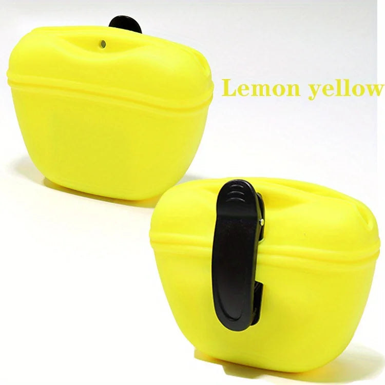 Pet Supplies Silicone Dog Food Bag Outdoor Training Dog Training Waist Bag Waterproof Dog Snack Training Bag