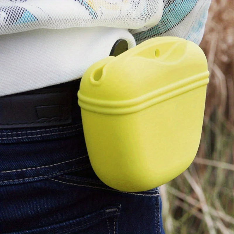 Pet Supplies Silicone Dog Food Bag Outdoor Training Dog Training Waist Bag Waterproof Dog Snack Training Bag