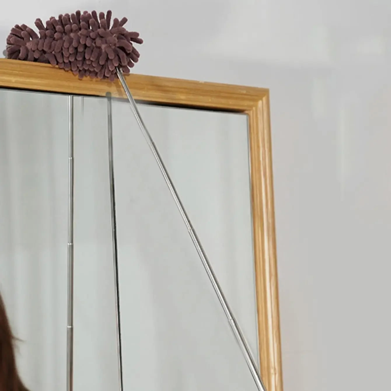 Telescopic Lengthen Duster Microfiber Chenille Home Stainless Removal Steel Dust Brush Ceiling Clean Multifunction