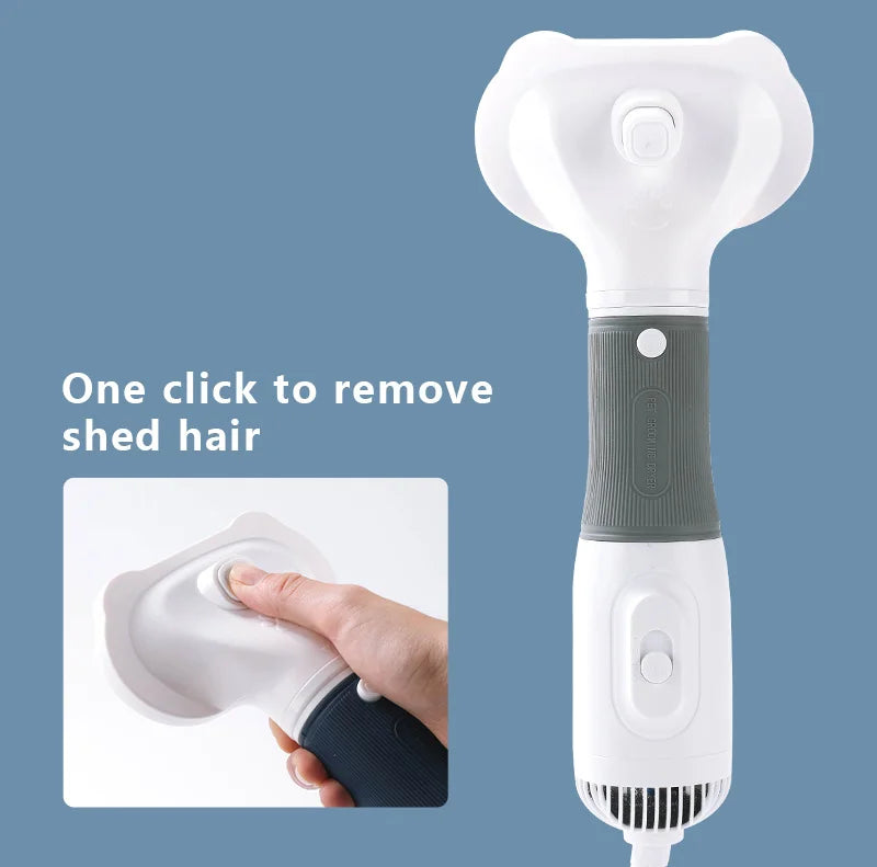 Quiet Pet Grooming Dryer With Comb Brush For Grooming Dogs Cats And Kittens-Fast Drying And Gentle On Fur