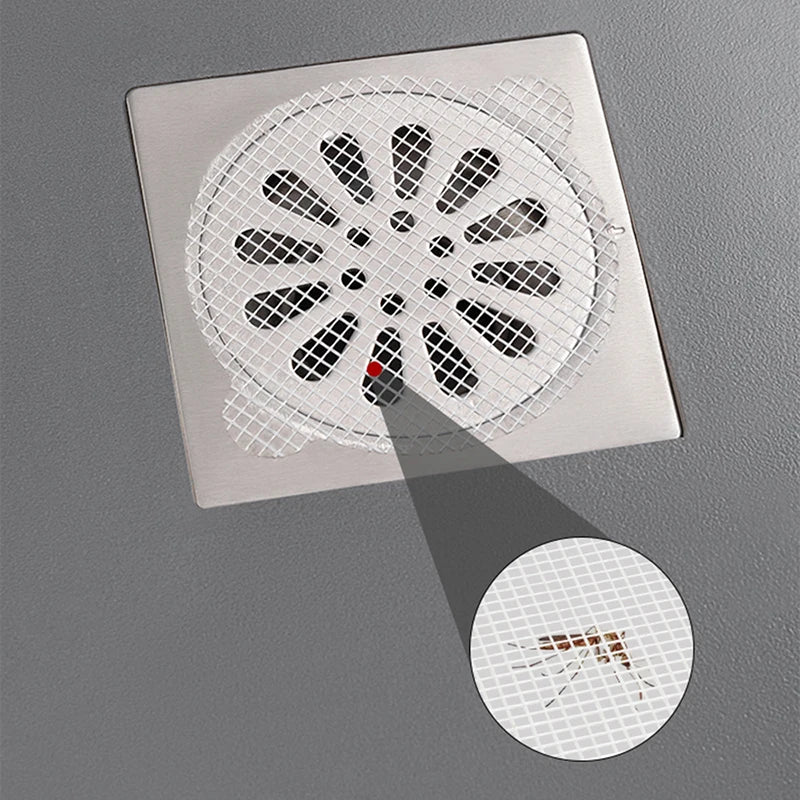Anti-blocking Filter Screen Disposable Floor Drain Sticker Hair Catcher Drain Stopper Cover Kitchen Bathroom Accessories