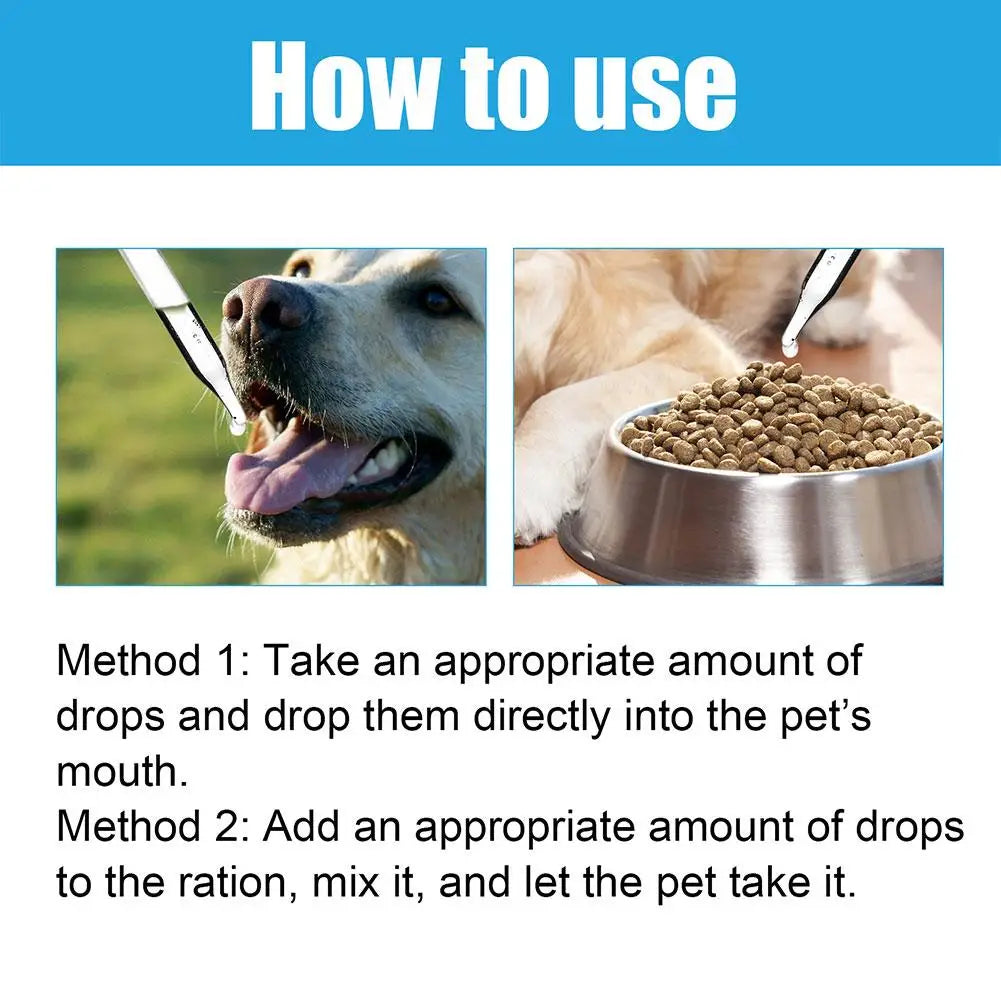 Dog Cough Drop Wet Medicine Sore Throat Soother Sneezing Cough Relief Anti Inflammation Itching Relief Natural Pet Cough Liquid