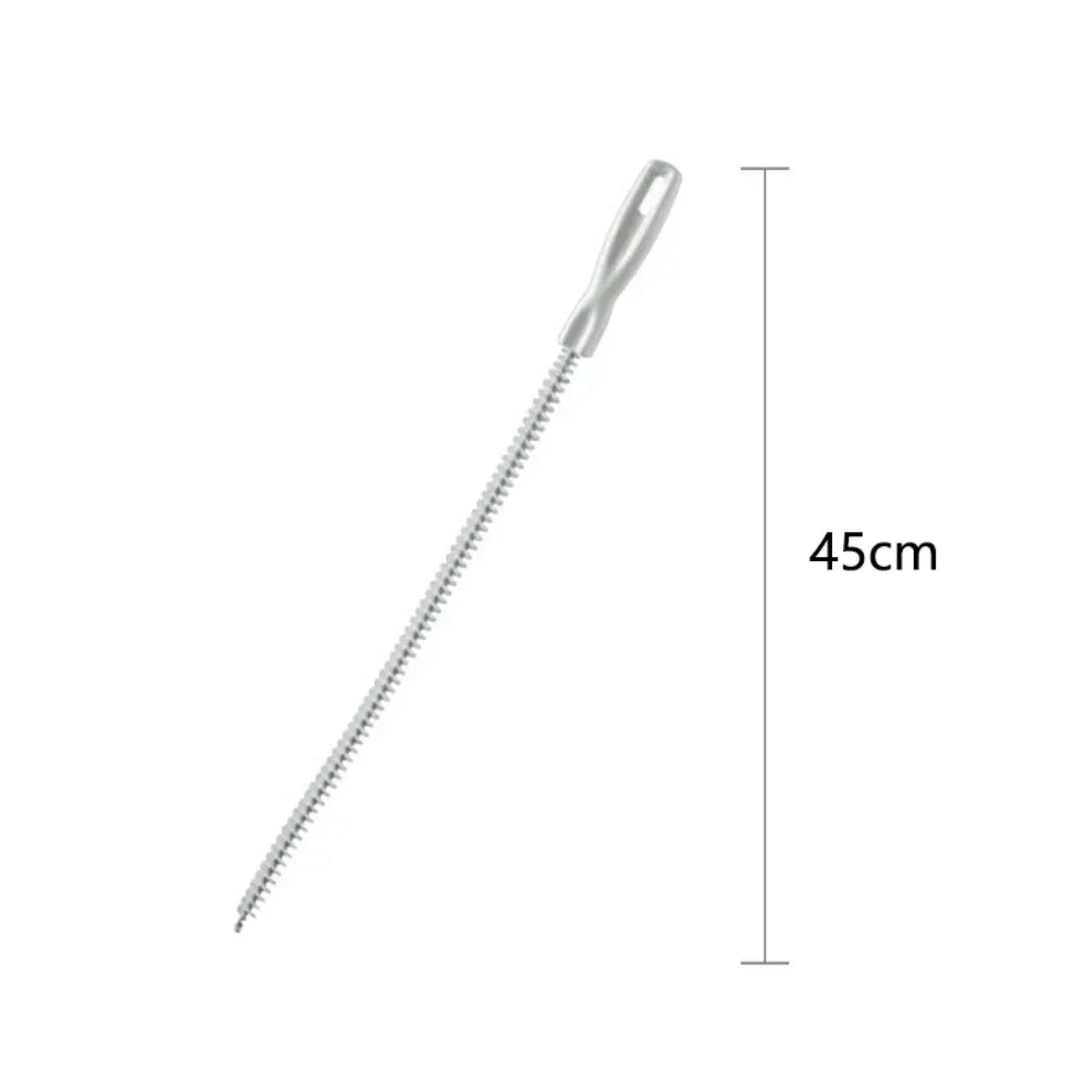 Pipe Dredging Brush Long Clean Kitchen Bathroom Hair Sewer Sink Cleaning Drain Pipe Flexible Cleaner Clog Plug Hole Remover Tool