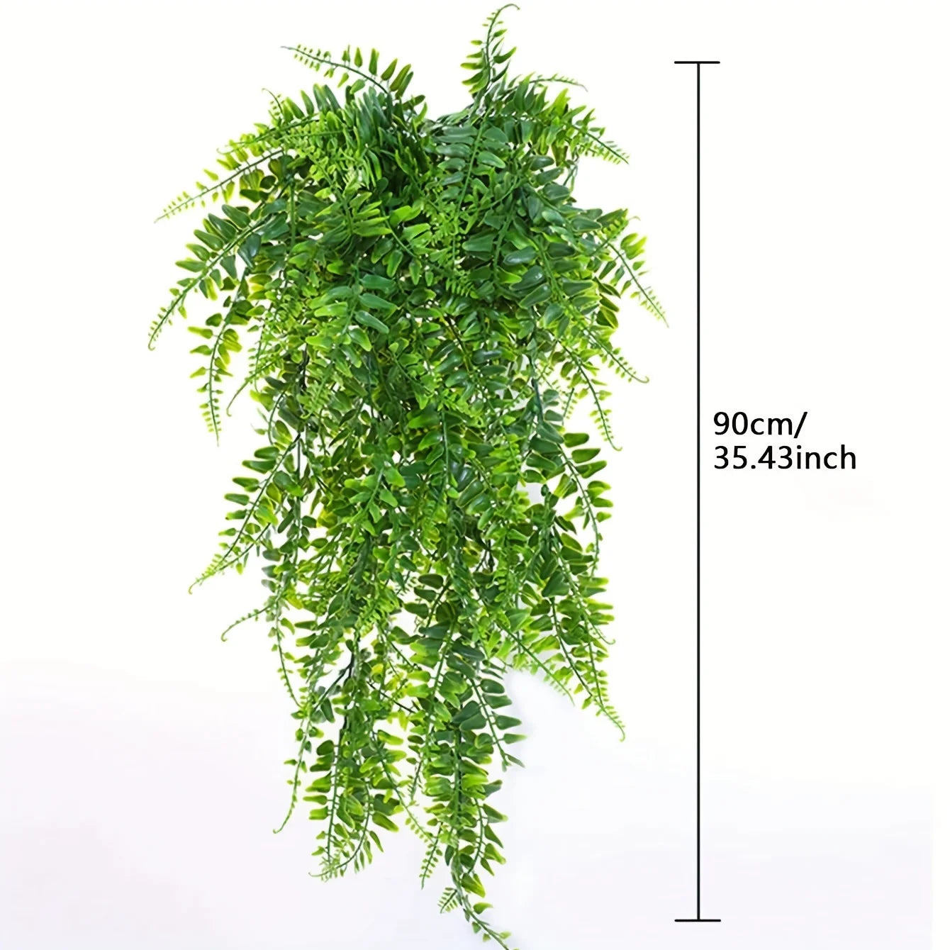 1pc/2pcs 90cm/35.43inch Simulated Wall Hanging Persian Grass Vine Artificial Hanging Fern Plant Vine Hanging Green Plant