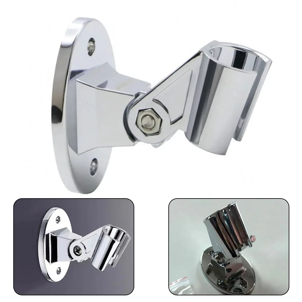 Adjustable Shower Bracket Fixed Base Universal Wall MountedShower Head Holder Handheld Sprayer Fixed Base Support For Bathroom