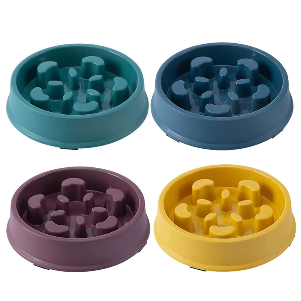Pet Slow Food Bowl Small Dog Choke-proof Bowl Non-slip Slow Food Feeder Dog Rice Bowl Pet Supplies Available for Cats and Dogs