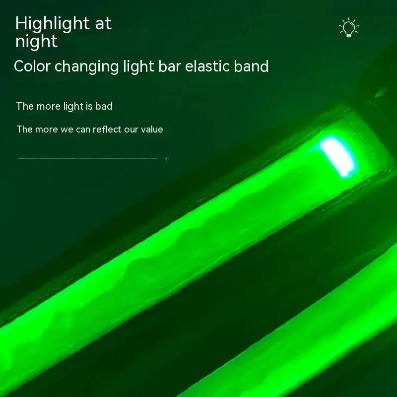 Pet Supplies Explosion-Proof Flush Dog Traction 8 Gears Color Changing Led Light Dog Chest Braces Dog Clothes Pet Collars