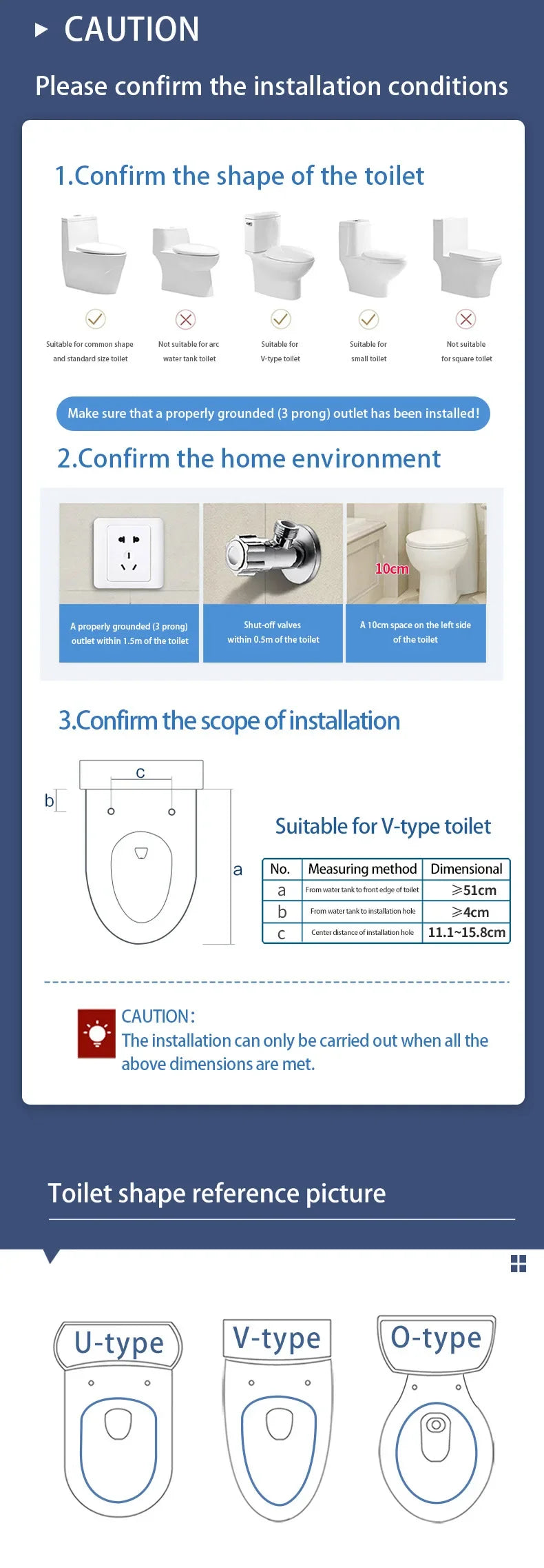 Instant Electric Heating Cover Intelligent Toilet Wholesale PP Board Bidet