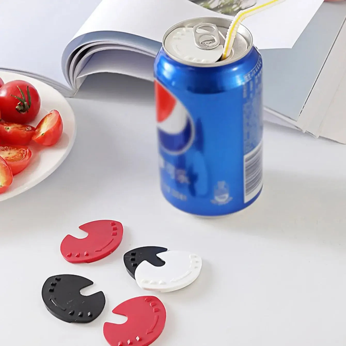 5pcs, Beverage Can Cap, Canlock Reusable Can Lid, Canlock Beverage Can Lid, Barricade Soda Protector