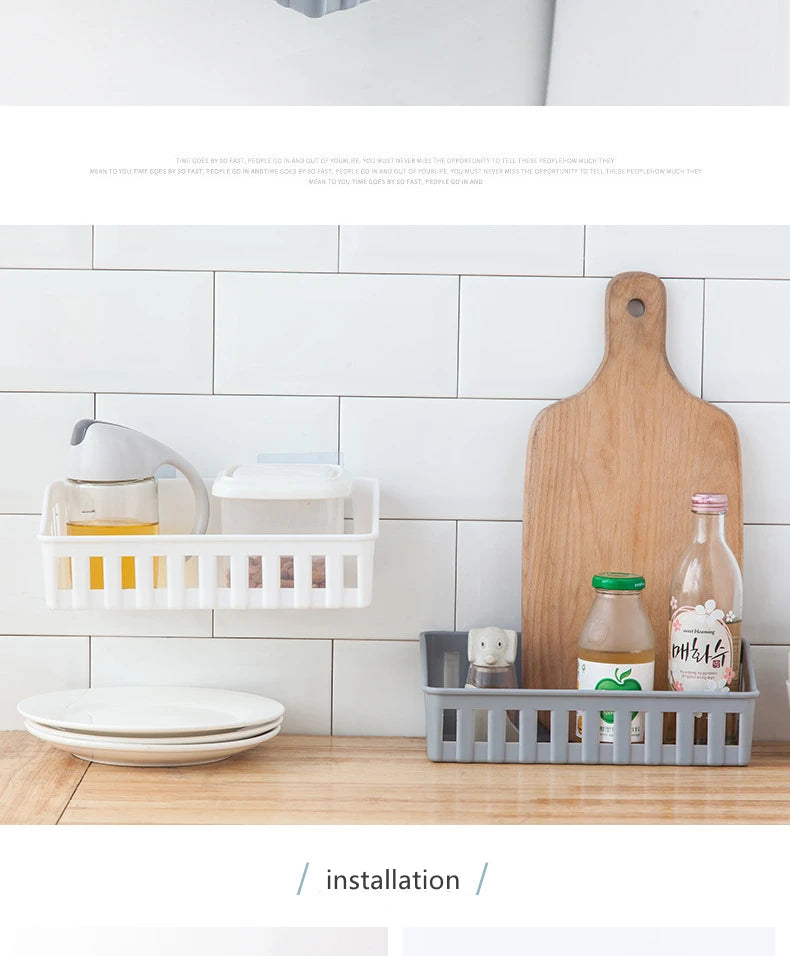 Bathroom storage rack Bathroom adhesive storage rack Hook Home corner shower rack Storage rack Bathroom accessories
