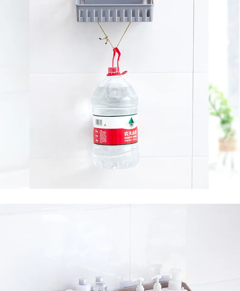 Bathroom storage rack Bathroom adhesive storage rack Hook Home corner shower rack Storage rack Bathroom accessories