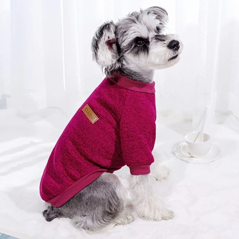 Dog Sweaters for Small Medium Dogs Cats Clothes Winter Warm Pet Turtleneck Chihuahua Vest Soft Yorkie Coat Teddy Jacket Sweaters