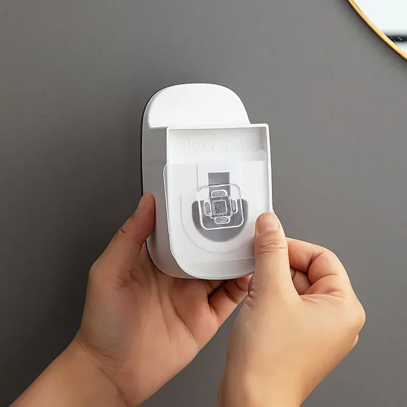 Automatic Toothpaste Dispenser Bathroom Accessories Wall Mount Lazy Toothpaste Squeezer Toothbrush Holder