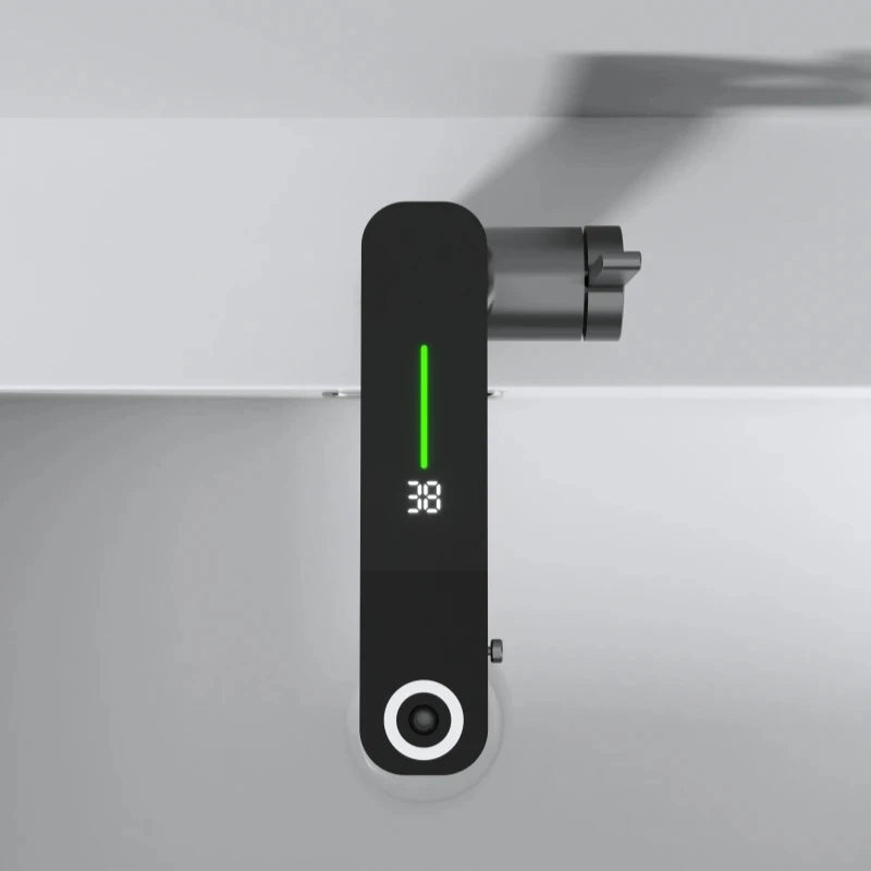 Temperature Digital Display LED Basin Faucet 2 Modes Multi-function Hot Cold Water Sink Mixer Wash Tap For Bathroom