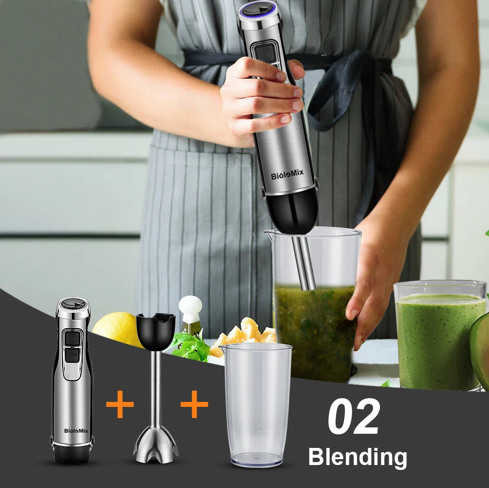 4 in 1 Immersion Hand Stick Blender Mixer
