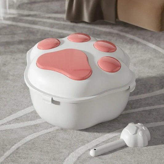 Pet Food Storag Container Dog Food Storage Container Cat Food Box Moisture-proof Seal with Measuring Cup Cat Dry Food Storage
