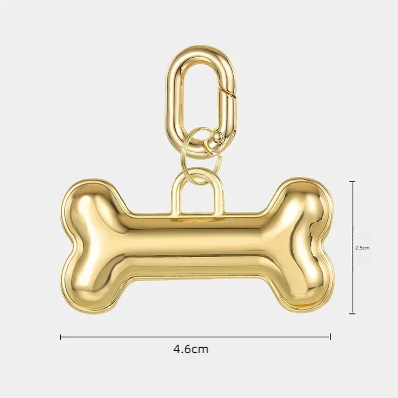 Memopaw Design Personalized Pet Dog Name Tag Copper Free Engraving Anti-lost Collars Tag for Dogs Cats Nameplate